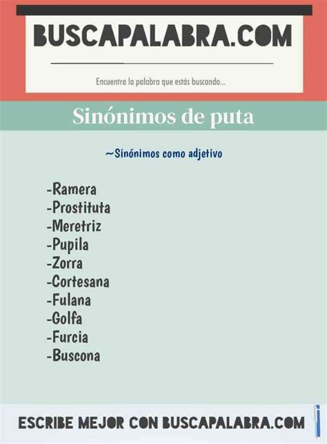 sinónimos de puta|puto mean in spanish.